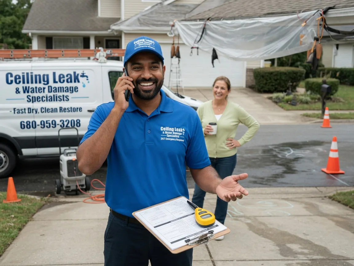 Ceiling Leak Cleanup Alleman, IA FAQs